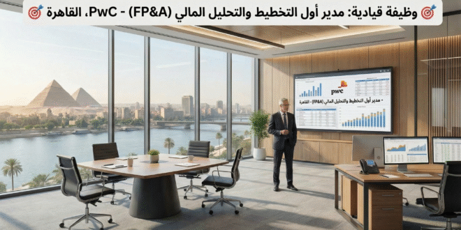 🎯-وظيفة-قيادية-مدير-أول-التخطيط-والتحليل-المالي-FPA-PwC،-القاهرة-🎯