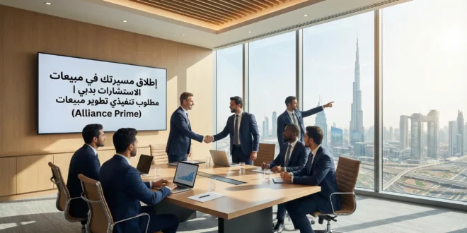 إطلاق مسيرتك في مبيعات الاستشارات بدبي | مطلوب تنفيذي تطوير مبيعات (Alliance Prime)