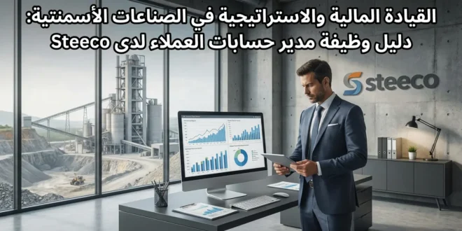 القيادة المالية والاستراتيجية في الصناعات الأسمنتية: دليل وظيفة مدير حسابات العملاء لدى Steeco