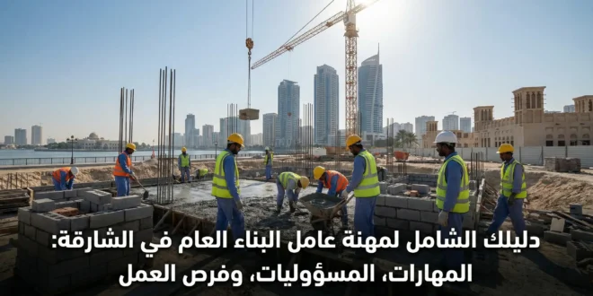 دليلك الشامل لمهنة عامل البناء العام في الشارقة: المهارات، المسؤوليات، وفرص العمل