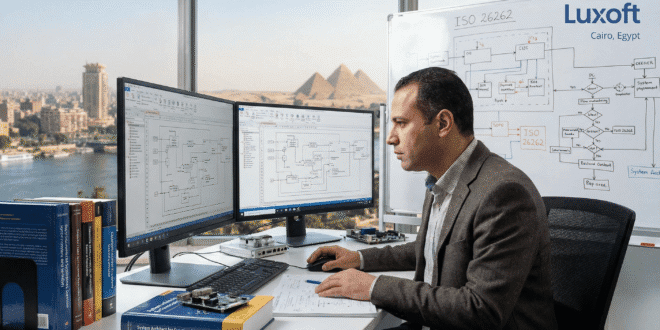 🛡️ دور استراتيجي: مهندس معماري للأنظمة (System Architect) - السلامة الوظيفية (FuSa) - Luxoft، القاهرة 🛡️