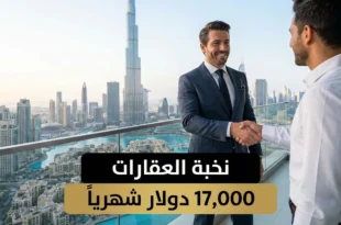 💎 انضم لنخبة العقارات في دبي | وسيط عقاري بدخل متوقع 17,000 دولار شهرياً (عقارات استثمارية ممتازة)