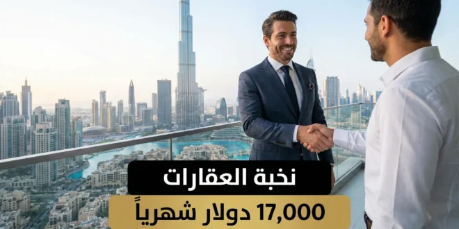 💎 انضم لنخبة العقارات في دبي | وسيط عقاري بدخل متوقع 17,000 دولار شهرياً (عقارات استثمارية ممتازة)