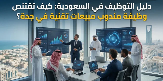 دليل التوظيف في السعودية: كيف تقتنص وظيفة مندوب مبيعات تقنية في جدة؟