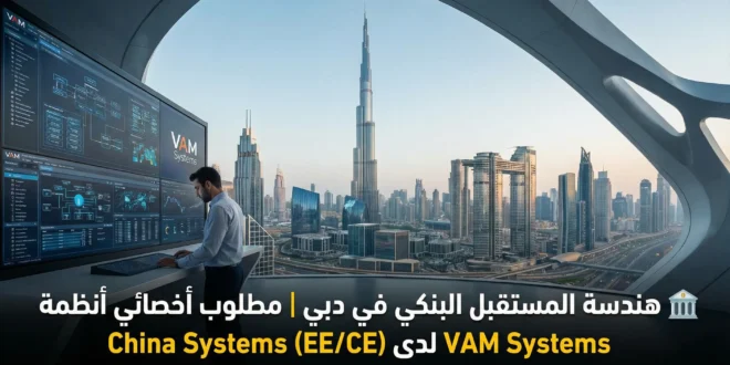 🏦 هندسة المستقبل البنكي في دبي | مطلوب أخصائي أنظمة China Systems (EE/CE) لدى VAM Systems