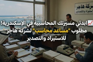 📈 ابدئي مسيرتك المحاسبية في الإسكندرية! مطلوب "مساعد محاسب" لشركة هاجر للاستيراد والتصدير