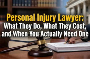 Personal Injury Lawyer What They Do, What They Cost, and When You Actually Need One