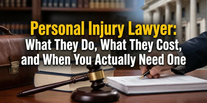Personal Injury Lawyer What They Do, What They Cost, and When You Actually Need One