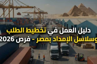 دليل العمل في تخطيط الطلب وسلاسل الإمداد بمصر - فرص 2026