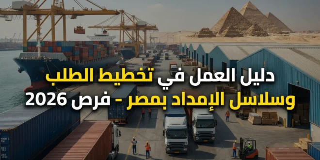 دليل العمل في تخطيط الطلب وسلاسل الإمداد بمصر - فرص 2026