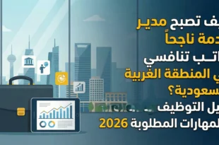 كيف تصبح مدير خدمة ناجحاً براتب تنافسي في المنطقة الغربية بالسعودية؟ دليل التوظيف والمهارات المطلوبة 2026